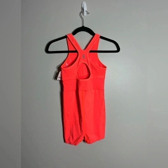 Fp Movement NWT Every Single Time Runsie In Neon Coral - Picture 3 of 5